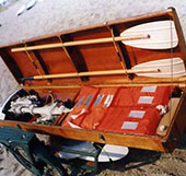 Carrello portavele catamarano - Anno 1985